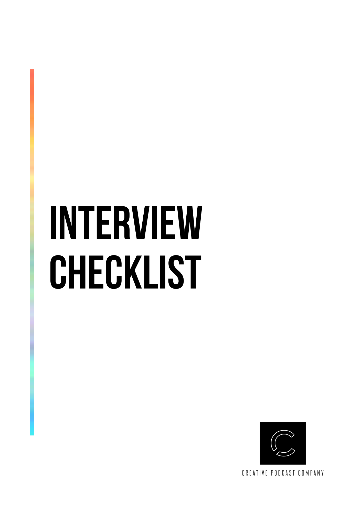 Interview Checklist cover